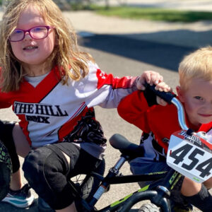 Family time at The Hill BMX Racing Track - Elgin, IL