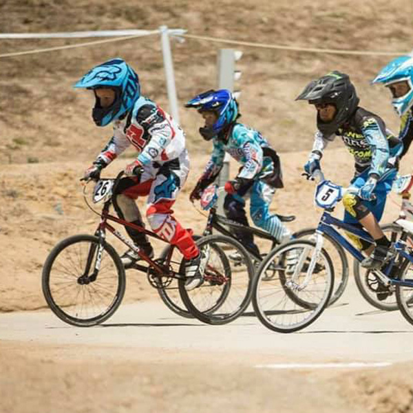 USA BMX Miltipoints racing at The Hill BMX in Elgin, IL