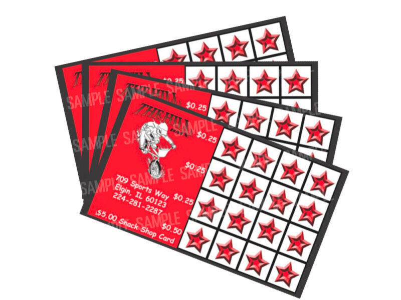 The Hill BMX Four-Pack of Concession Cards